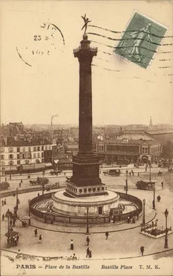 Paris — Praça da Bastilha — T.M.K.