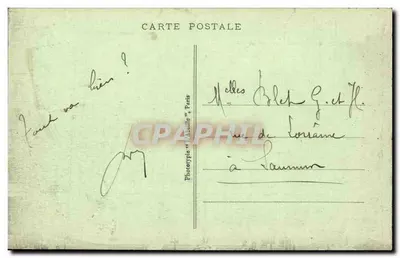 Paris - L'Opéra - Académie Nationale de Musique — Fototipia « Malle » Paris, n°34 — Verso