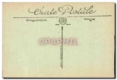 Bordeaux Bilhete postal antigo As colunas rostrais e os Quinconces — Verso