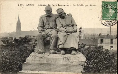 Paris – Praça do Père Lachaise – O Declínio por Steiner