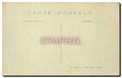 Las Vincennes — Restauracja Porte Jaune — E.M. nr 4909 — Rewers