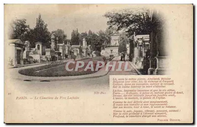PARIS — O Cemitério do Pai Lachaise — ND Phot