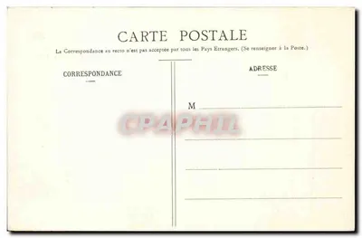 Ministério da Guerra — Paris (7e) — J.H. — n°301 — Verso