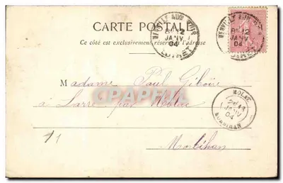 Jeunes Epoux — Nantes — Phototypie A. Bergeret et Cie, Nancy — Verso