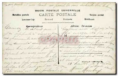 Bambino in costume da marinaio — cartolina d'epoca per un felice anno nuovo — editore Paris, n° 399 — Verso