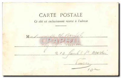 Idílio sob o Império — O Encontro — G. I., Paris — Verso