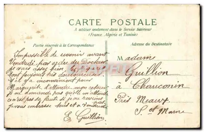 PARIS. Palais de l'Élysée — vue architecturale — éditeur non identifié — Verso