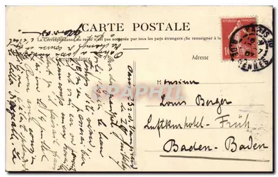 Paris — Luxembourg-Garten — Denkmal für die deutsch-französischen Beziehungen — Rückseite