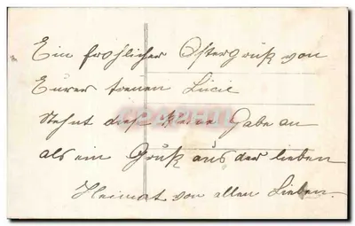 Mulher segurando um cesto de Páscoa — decoração floral — Le Normand Fot. n° 419 — Verso