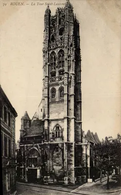 Rouen — A Torre Saint-Laurent — editor Béruer, n°79