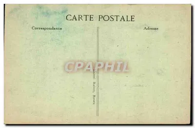 Rouen — Torre do Museu de Joana d'Arc — editor Marcel Ralire, n°245 — Verso