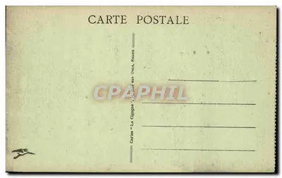 Rouen — Cour Pałacu Sprawiedliwości — Karty 'La Cigogne', nr 407 — Rewers