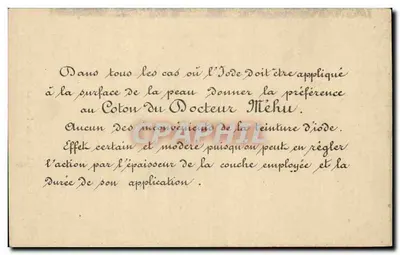 Parigi - Parco Montsouris. La Cascata — Coton iodé du Docteur Méhu — Verso