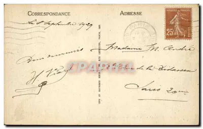 PARIS — Lago do Bois de Boulogne — LL — Verso
