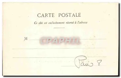 Paris — A Rue Royale e a Madeleine — Editor não identificado — Verso