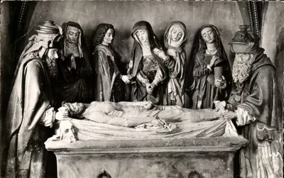 Salers (Cantal) — A Mise au Tombeau (século XV) — Edições ARGRA