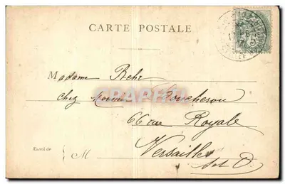 Paryż — Champs-Élysées — Arc de Triomphe — wydawca L. M. n° 176 — Rewers