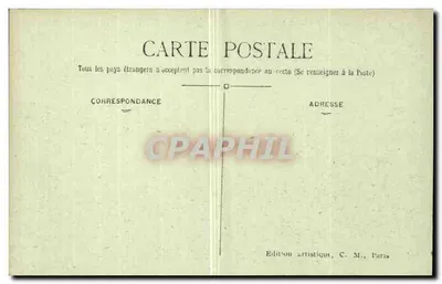 Bois de BOULOGNE — La Roseraie de Bagatelle — C. M. n°875 — Rewers