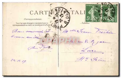 Paryż - Buttes-Chaumont - Les Grottes — wydawca C.P. nr 4191 — Rewers