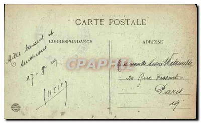 Verdun 1918 — O Forte de Vaux — editor Goutary — Verso