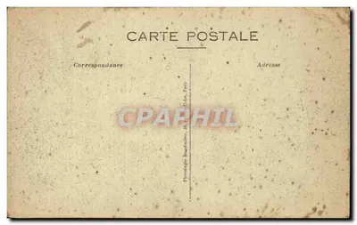 ヴェルダン — 大戦1914-16年の被害 — マゼル通り — ブジニエール・フォトタイプ社、パリ — 裏面