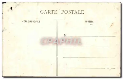 París 5 - El Panteón - Tarjeta postal antigua — Reverso