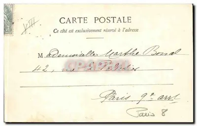 Paryż - Kąt Champs-Élysées — n°177 — Rewers