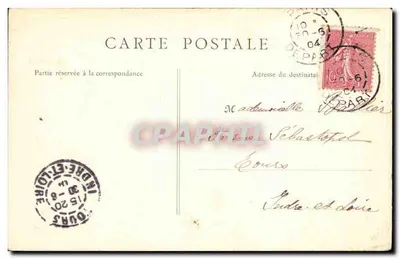 París — Iglesia de San Germain-des-Prés — B. F., París, n° 112 — Reverso