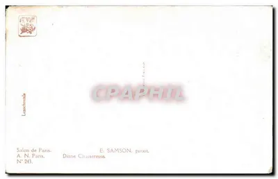 डायने चासेरेस — मिथोलॉजिकल विषय — E. Samson, संख्या 243 — पीछे