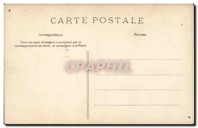Paryż — Quadriga z łuku Carrousel — E.L.D. nr 928 — Rewers