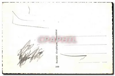 Chamonix — Mont Blanc, Lac Blanc, Les Aiguilles — Société Graphique Neuchâtel n°300 — Verso