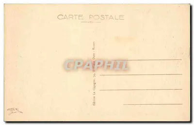 Rouen — Statua św. Jadwigi na stosie — autorzy Réal del Sarte — Rewers