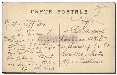 Parijs — La Place de la République — onbekende uitgever, n° 40 — Achterkant