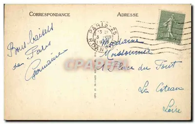 Paris - Place de la République — estátua central — LL — Verso
