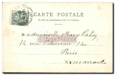 Parijs — Place de la République — G. C. A., Parijs, n° 809 — Achterkant