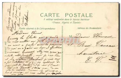 Parijs - Place de la République — beeld van de Republiek — uitgever Madeline Pernille — Achterkant