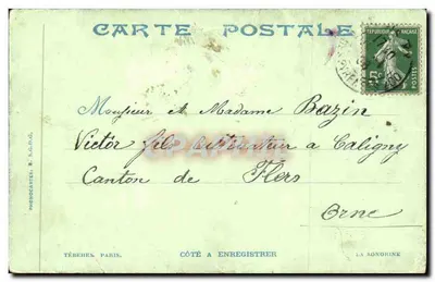 Paris — Estação Saint-Lazare — Cour de Rome — Editor Tébèhen, n°87 — Verso