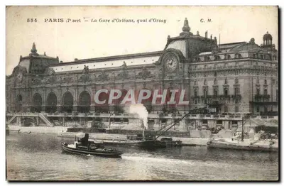 Paris (7e arrondissement) — A Estação de Orleães, quai d'Orsay — C. M. n° 554