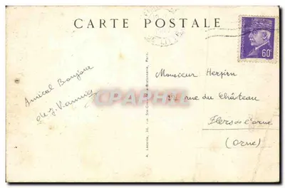 Parijs — Place de la Concorde — uitgever A. Lecointe, n°59 — Achterkant