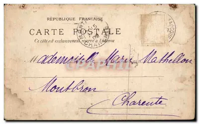 Cena teatral — 'Ele me ama, ele não me ama' — La Gélie, 14 de agosto de 1902 — Verso