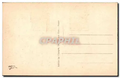 Rouen — Stacja (Prawy brzeg) — Wydawnictwo La Cigogne, 74, rue aux Ours, Rouen — Rewers