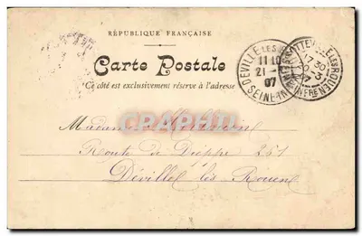 Rouen — Estátua de Rollen — Coleção M. G. N° 116 — Verso