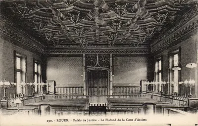 Rouen — Palácio de Justiça — O Teto da Sala de Julgamento — n°290