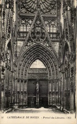Catedral de Rouen — Portal dos Livreiros — ND