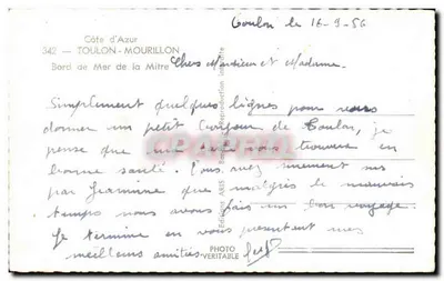 Mourillon — Brzeg Morza przy Mitrze — Wydawnictwo ARIS — Rewers