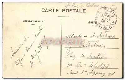 Paris — Place de la Concorde — J.H. n°355 — Rückseite