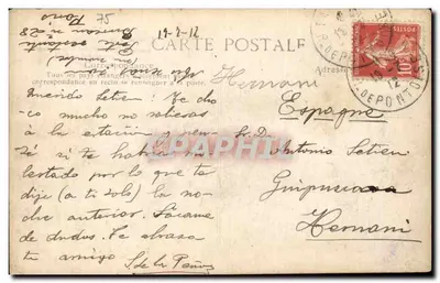 Kościół św. Wincentego Pauła — Paryż — Wydawca B.D. n° 4115 — Rewers