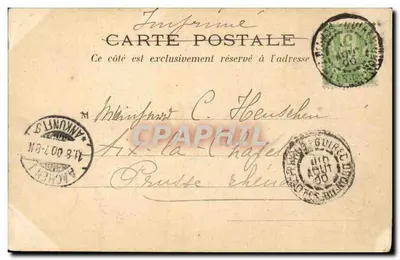Pavilhão da Argélia — Exposição de Trocadéro — G. Mellerio, Perros-Guirec, Côtes-du-Nord, França — Verso
