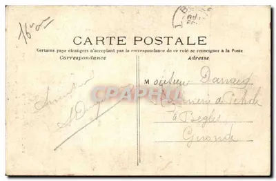 PARIS — O Bois de Boulogne no inverno — Uma Avenida Cavaleira — C.M. n°98 — Verso