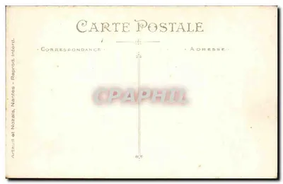 Casal Jovem — cena de quarto com casal — Artaud e Nozais, Nantes, n°94 — Verso